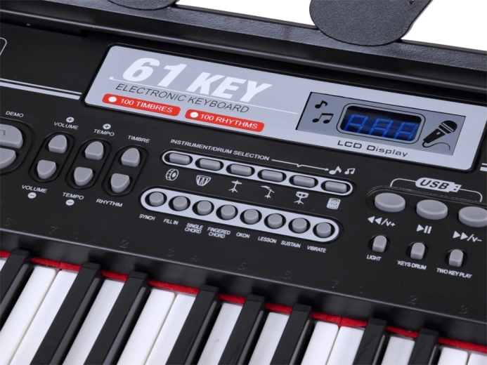 61 osvijetljenih tipki za lako učenje