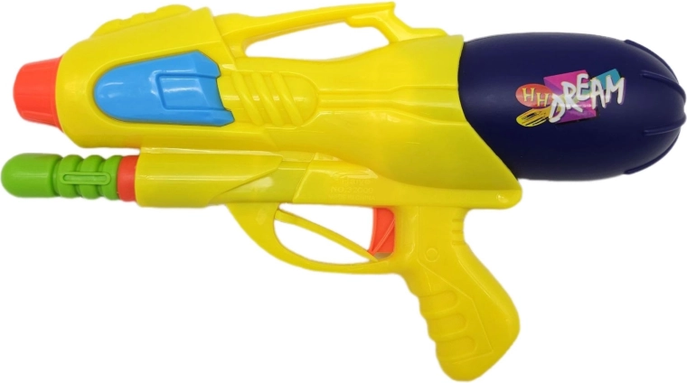Vodeni pištolj s pumpicom 29 cm, žuti - 1 komad