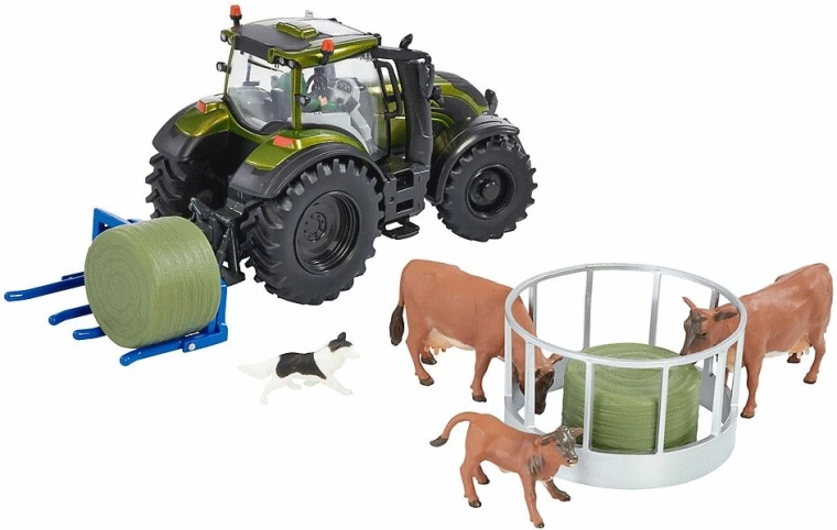 Detaljno izrađen traktor Valtra s vozačem