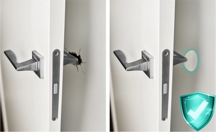 Snažno prigušivanje udaraca bez oštećenja površina