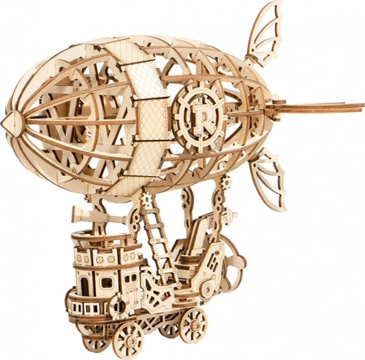 3D drvene puzzle zračni brod