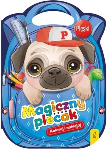 Pseći čarobni ruksak s bojankama i naljepnicama