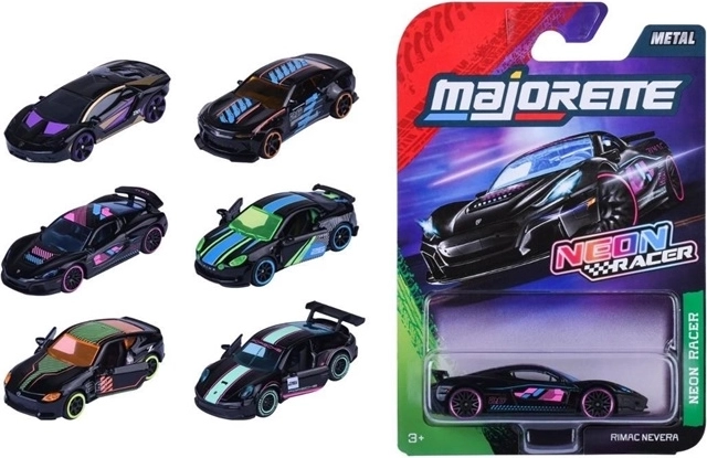 Majorette Neon Racer Premium mini autić 7,5 cm (1 kom)