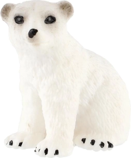 Realistic polar bear cub design