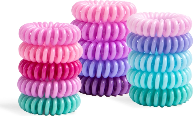 Spiral shape for comfortable hair fastening