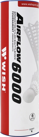 Najlonske badmintonske loptice WISH S-320, 6 kom