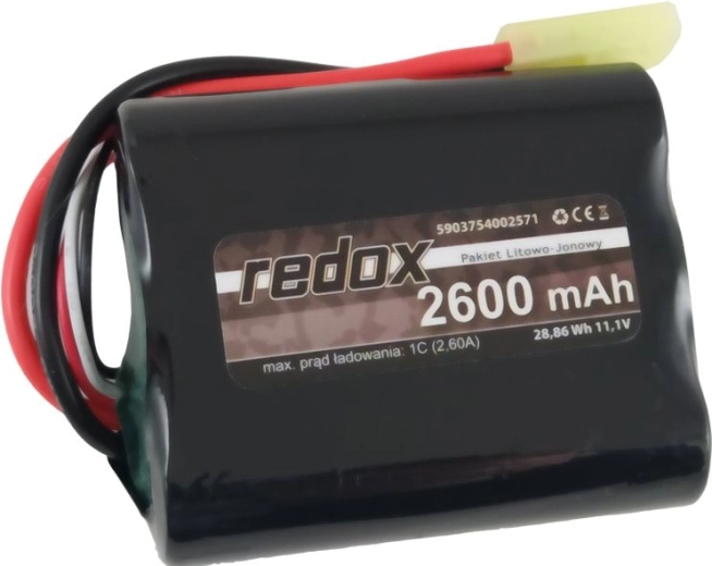 Redox ASG li-ion baterija 2600 mAh 11,1 V mini tamiya (sastavljena) - 1 kom