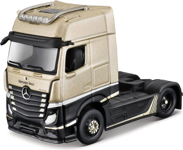 Maisto Mercedes-Benz Actros 1851 zlatno-crni 1:64