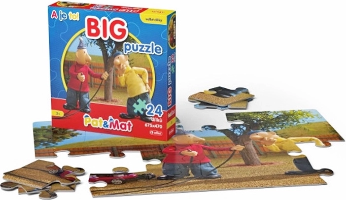 Pat i Mat Puzzle BIG 1 – obostrane podne puzzle 24 dijelova
