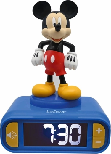 Lexibook budilica Mickey Mouse sa svjetlećom figuricom