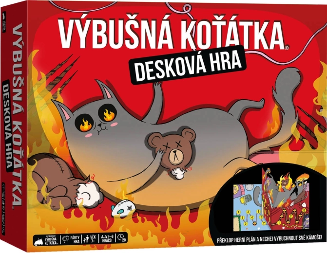 Asmodee Exploding Kittens board game