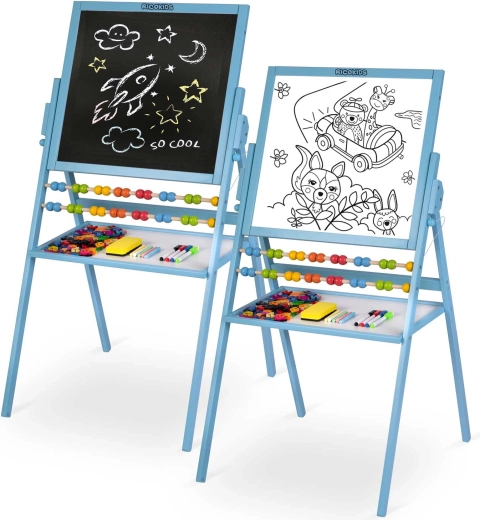 Dvostruka površina za crtanje: kreda i magnetna bijela strana