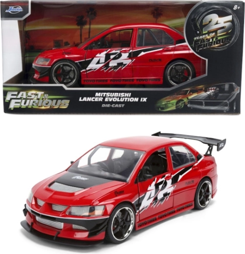 Jada Toys Fast & Furious Mitsubishi Lancer Evolution IX 2006 metalni model 1:24 - 1 komad