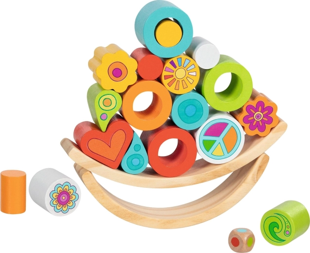 Wooden balancing game Flowerloop Goki