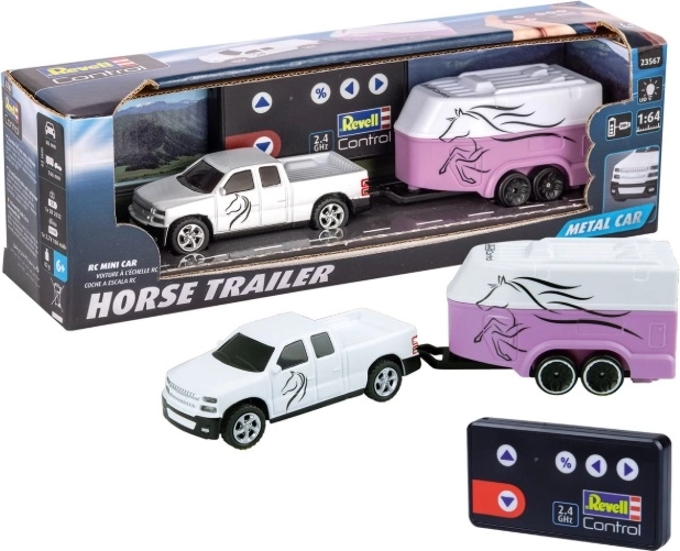 Revell RC mini auto s prikolicom za konje