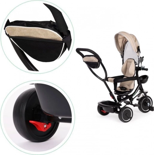 Parental steering and a brake for full control