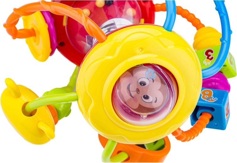 Mirror, colors and textures for sensory play