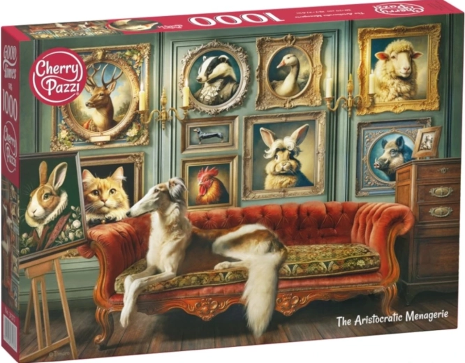 Puzzle CHERRY PAZZI Aristokratski zvjerinjak 1000 dijelova