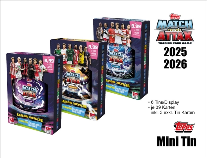 Topps Match Attax Bundesliga 2025/2026 mini tin - 1 komad