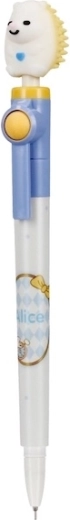 Movable rubber hedgehog figure for an anti-stress effect