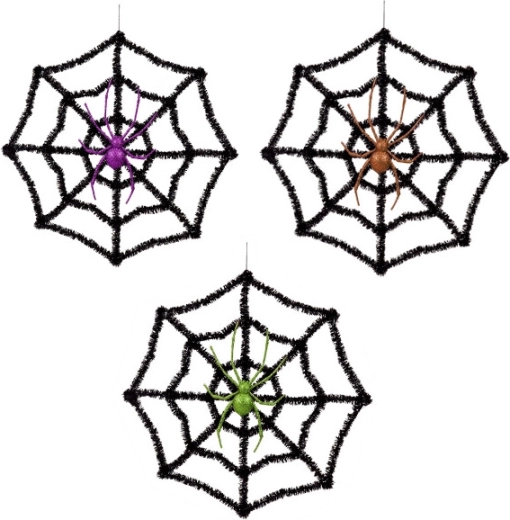 Cobweb with Glittery Spider