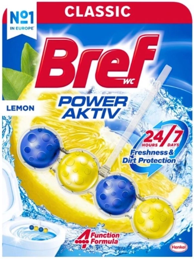 Bref Power Aktiv WC ovjes Lemon 50 g