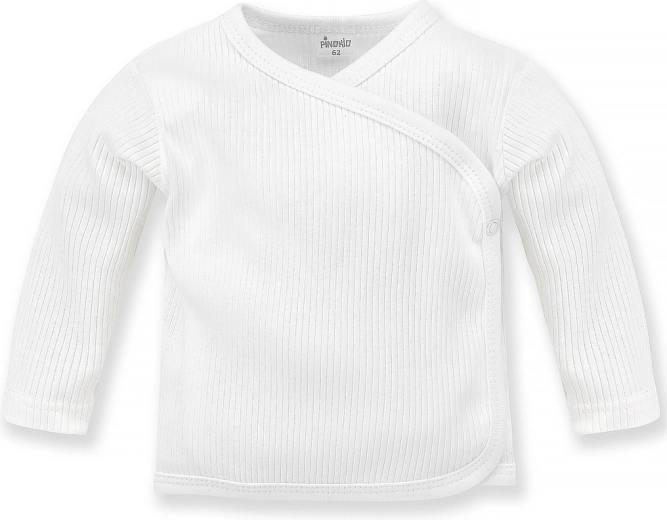 Pinokio ribbed wrap shirt Lovely Day white 62