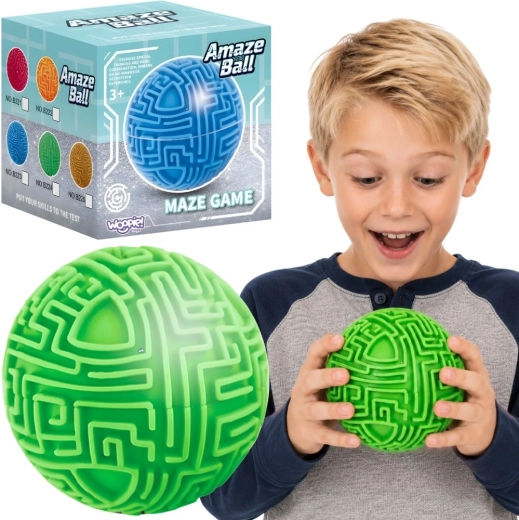 Woopie Amaze Ball – zelena 3D labirintska kugla