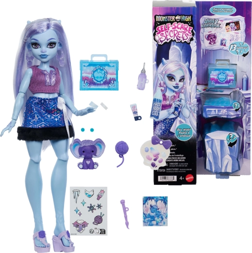 Monster High Abbey Bominable Doll with Self-Care Accessories
