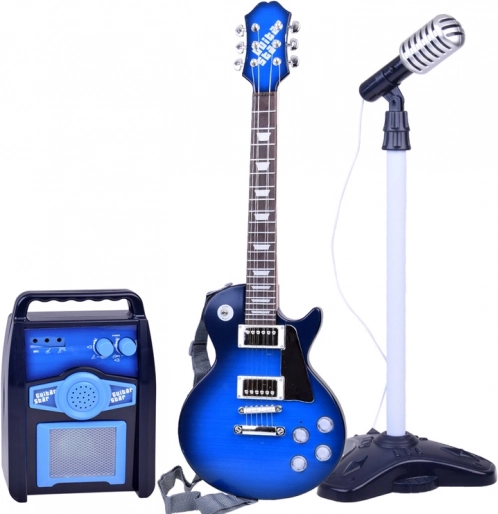 Električna gitara za djecu s mikrofonom i karaoke pojačalom