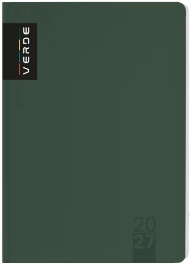 Tjedni planer A5 Verde 2027 zeleni