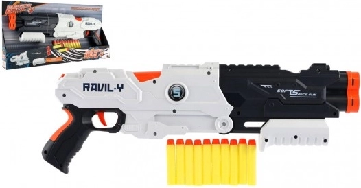 Pjenasti blaster sačmarica 45 cm s 10 strelica