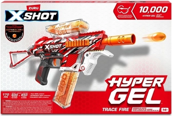 ZURU X-Shot Hyper Gel Trace Fire gel blaster za gel kuglice