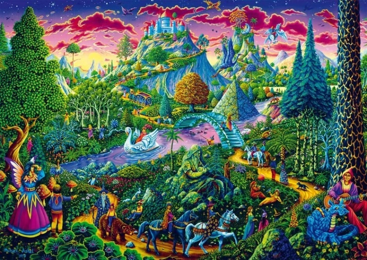 Puzzle Fantastični bajkoviti svijet 1000 dijelova SCHMIDT