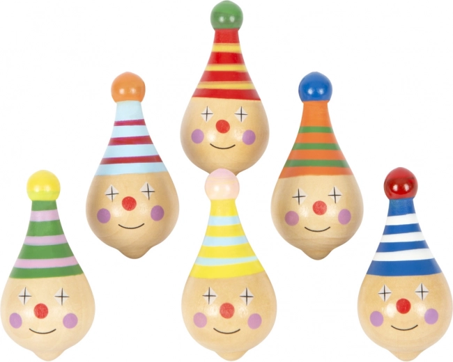 Drvena zvrčka s motivom klauna SMALL FOOT