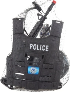 Dječji policijski set s taktičkim prslukom i dodacima