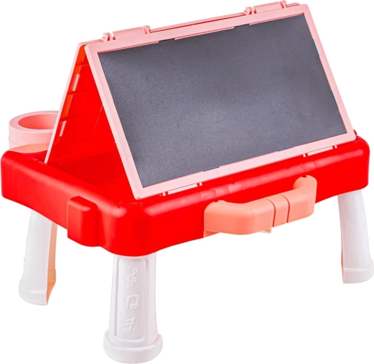 Little table with legs and a practical storage compartment