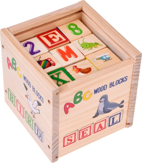 Wooden box for easy storage