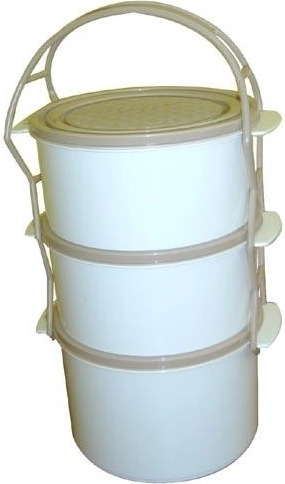 Posuda za nošenje hrane Combi 2× 1 l + 1,5 l, plastika