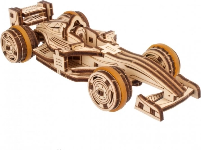 Ugears Compact racer – 3D drvena mehanička puzzle formula