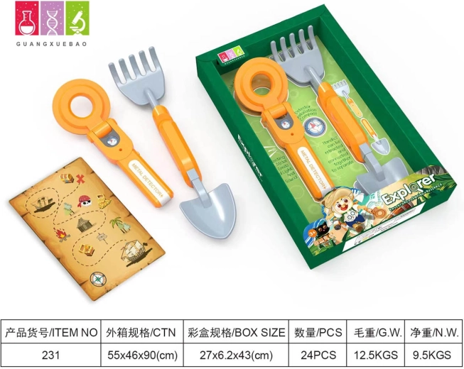Little Explorer Set with Metal Detector