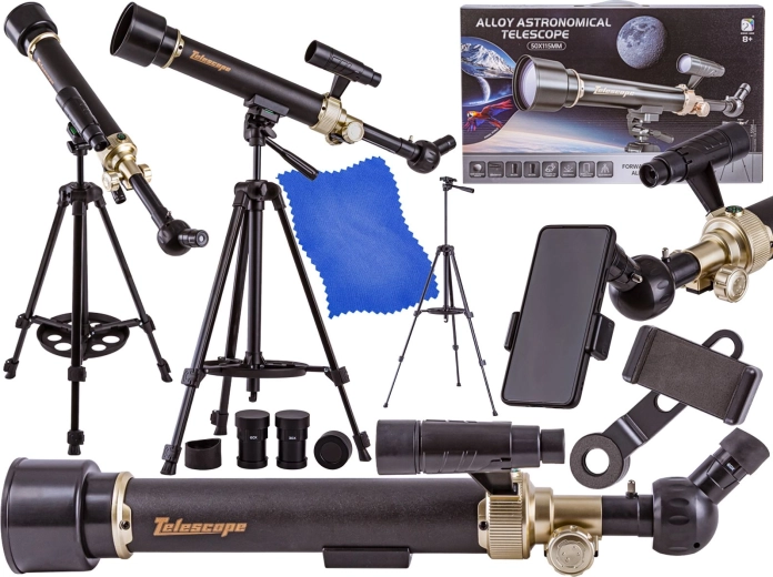 Astronomski teleskop sa stativom za početnike s priborom