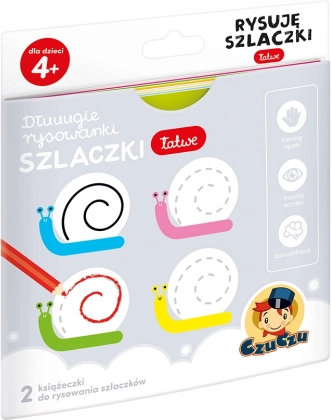 Duge bojanke i šablone: crtanje uzoraka za djecu 4+
