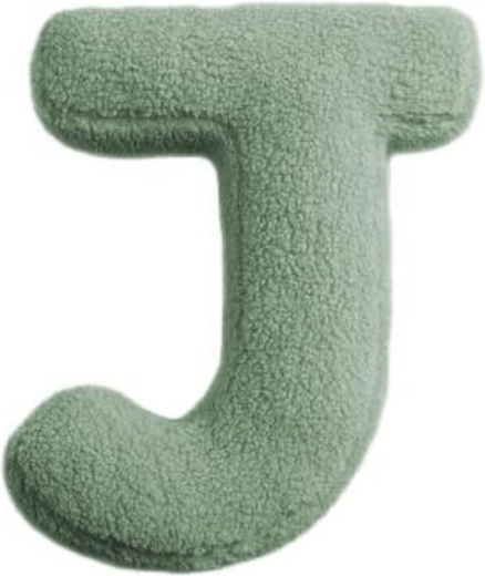 Mealini plush letter J green - 1 piece