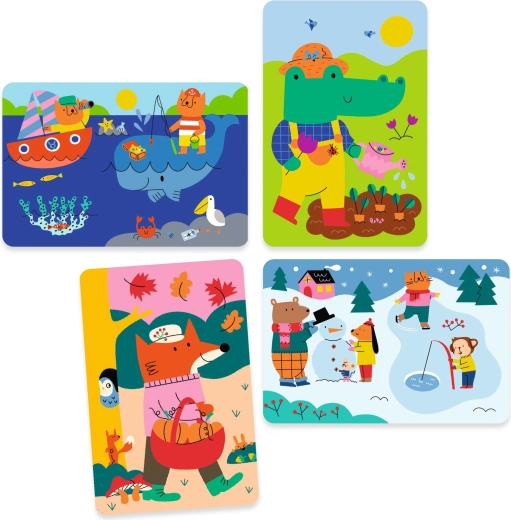 Četiri godišnja doba u slatkim prizorima