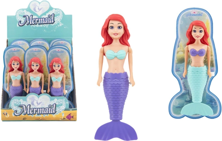 Wind-Up Mermaid for Water 18 cm - 1 piece