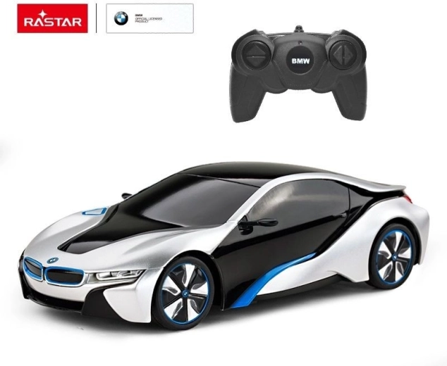 Rastar BMW i8 RC auto na daljinsko upravljanje 1:24 srebrno