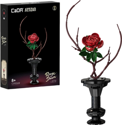 CaDA building set flowers Rouge Dawn 43 cm - 1 piece