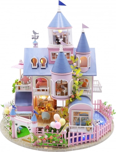 2Kids Toys bajkovski dvorac – minijaturna kućica s LED rasvjetom