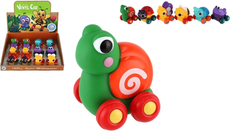 Rolling Beetles and Insects on Wheels 5.5 cm – Mixed Designs (12 pcs)